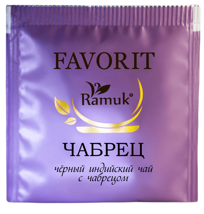 Чай RAMUK favorit черный c чабрецом 1.5 г